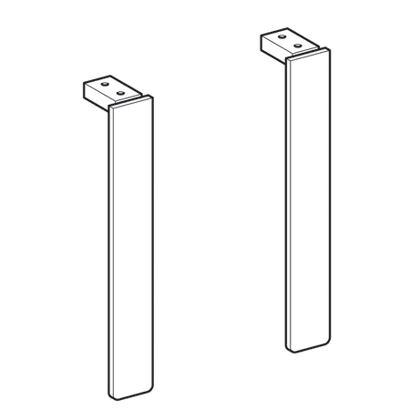 SET PICIOARE MOBILIER SELNOVA CROM LUCIOS (2 BUC) [2]