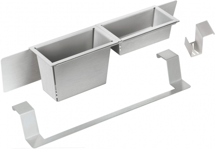 Set de accesorii, pentru chiuvete, Deante, Magnetic,inox satinat [1]
