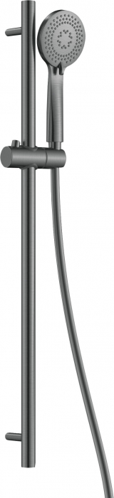 Set de duș, 3-funcții, cu bară glisantă, Deante, ARNIKA,titan [1]