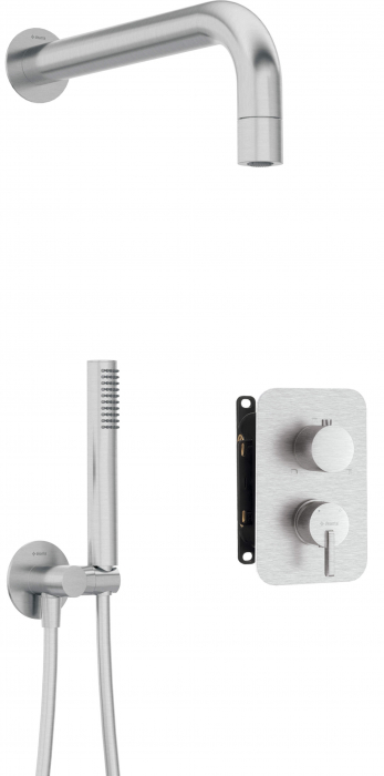 Set de duș cu montare îngropată, cu BOX pentru baterie - Cu pară de duș [1]