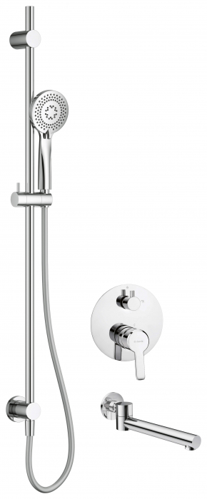 Set de duș cu montare îngropată, cu gură de baie [1]