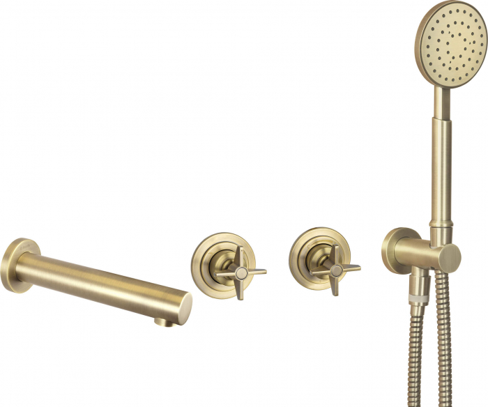 Set de duș cu montare îngropată, cu gură de baie [1]