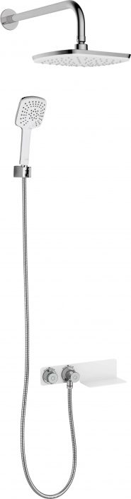 Set de duș cu montare îngropată, pătrat [1]