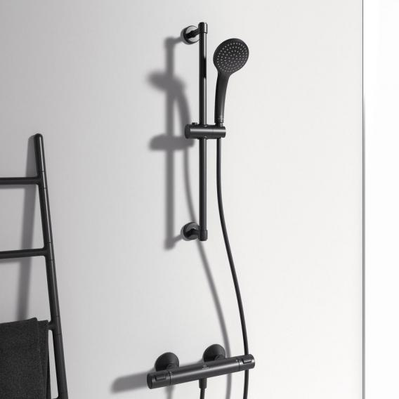 SET DUS IDEALRAIN SILK BLACK CU BARA 600 MM,FURTUN 1750 MM SI PARA 1 FUNCTIE [2]