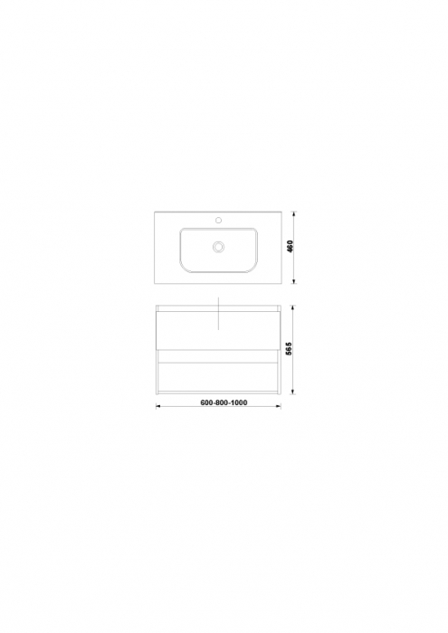 MOBILIER DAILY 60X46X56.5 STEJAR RUSTIC,1 SERTAR+RAFT,CU LAVOAR [2]