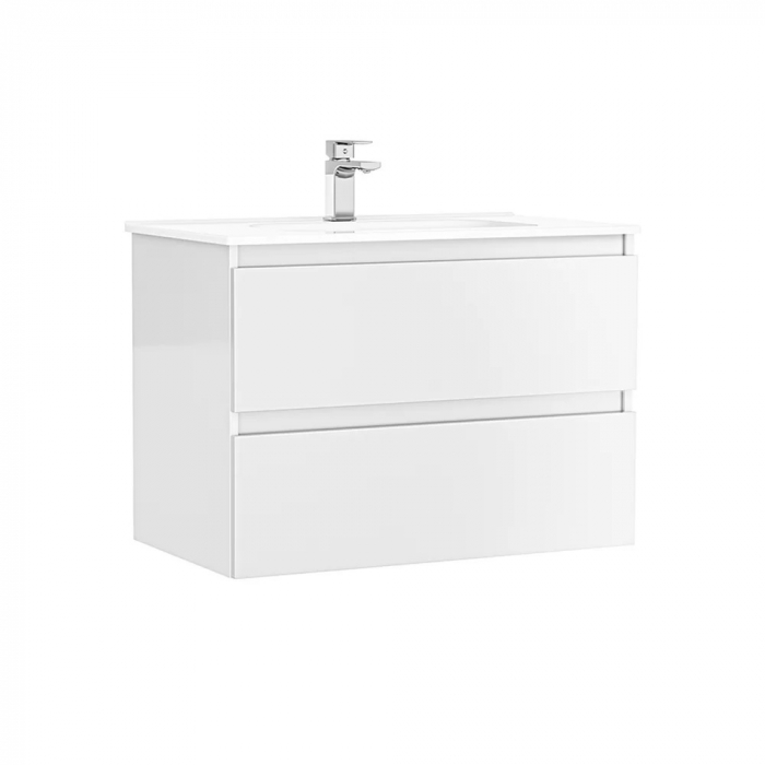 MOBILIER DAILY 80X46X56.5 ALB LUCIOS, 2 SERTARE,CU LAVOAR [1]