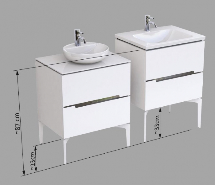 SET PICIOARE MOBILIER SIENA (2 BUC), GRAFIT MAT [3]