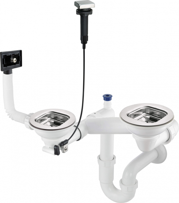 Sifon pentru chiuveta din inox, 1,5- și 2-cuve [1]