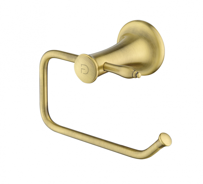 SUPORT HARTIE IGIENICA SIMPLU LACRIMA, BRONZ [1]