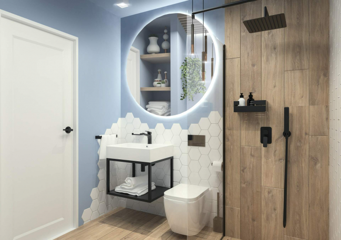 Suport pentru săpun, montare pe perete, Deante, Mokko,Negru [14]