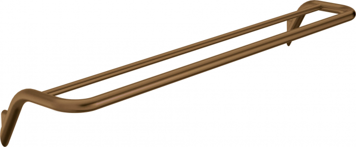 Suport pentru prosoape, dublu - montare pe perete [1]