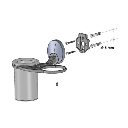 PAHAR CU SUPORT DUBLU PASSION [2]