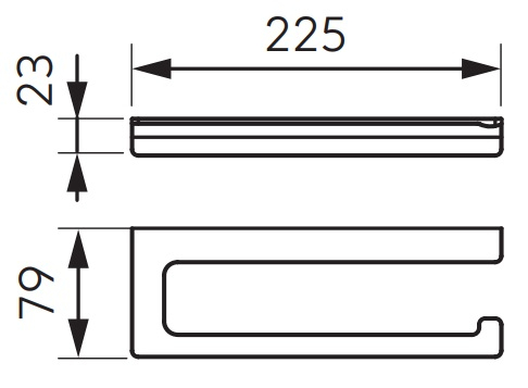 SUPORT PROSOP INELAR PIAZZA, NEGRU [2]