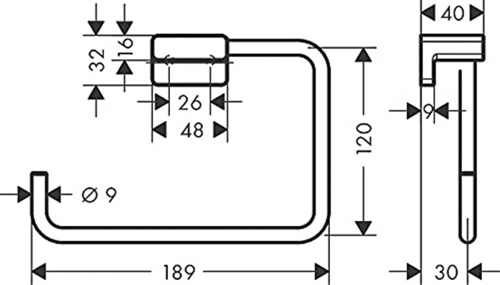 SUPORT PROSOP INELAR ADDSTORIS, ALB MAT [2]