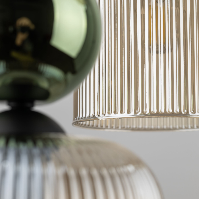 TK Lighting SOPHIA GREEN COGNAC 6XE14 – lampă suspendată verde-cognac, stil glamour [2]