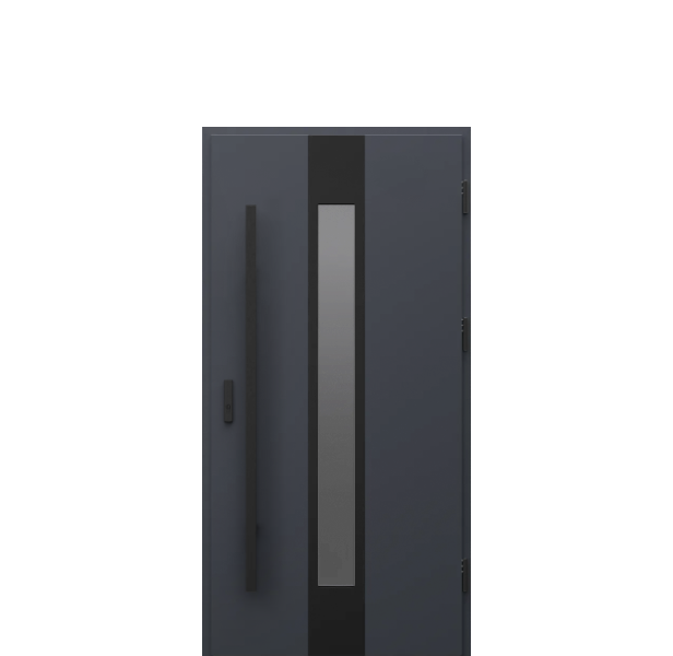 Usa de exterior din otel  Porta Thermo  Glass G3 [1]