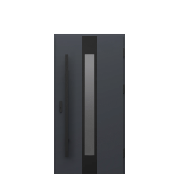 Usa de exterior din otel  Porta Thermo  Glass G3 [1]