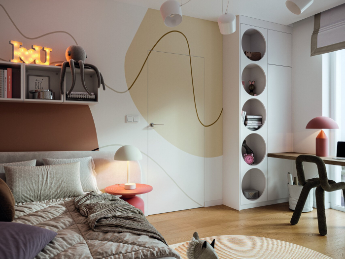 Usa filomuro Porta Doors Hide cu  falt  ascuns(deschidere in interior)-3 balamale 3D ,usa cu miez din pal perforat [6]