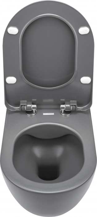 Vas de WC, cu capac, fără bordură [3]