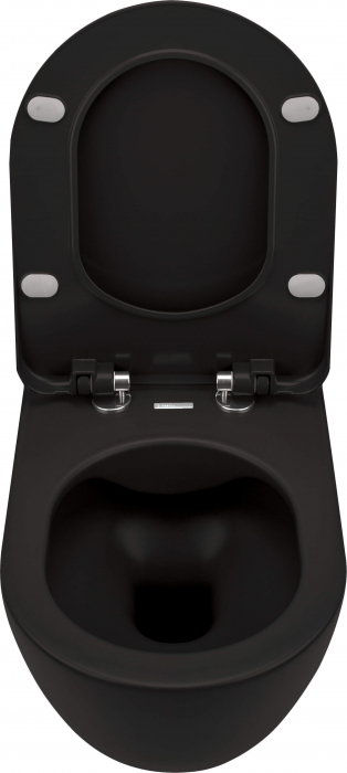 Vas de WC, cu capac, fără bordură [4]