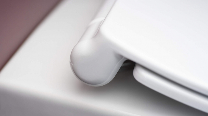 Vas de WC, cu capac, fără bordură, Deante, Silia,WHITE [6]