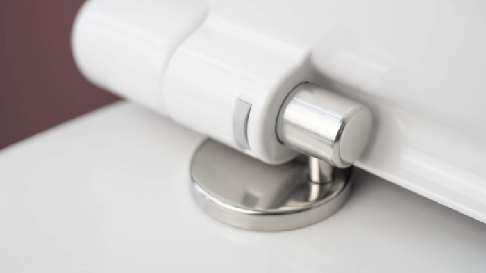 Vas de WC, cu capac, fără bordură, Deante, Silia,WHITE [5]