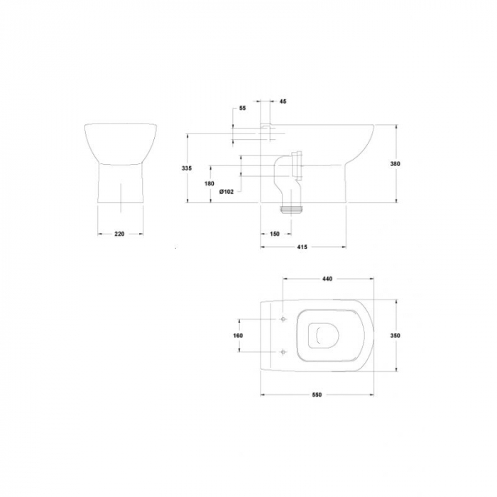 VAS WC SMART BTW ALB PENTRU REZERVOR SEMIINALTIME [2]