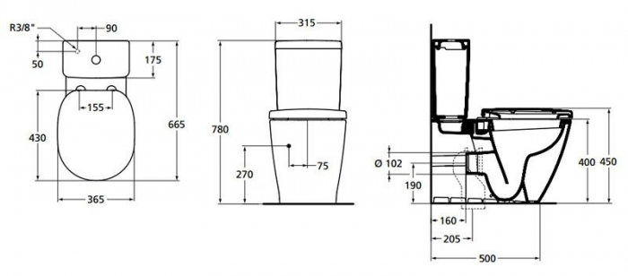 VAS WC CONNECT BTW I.O. CU FUNCTIE DE BIDEU [4]