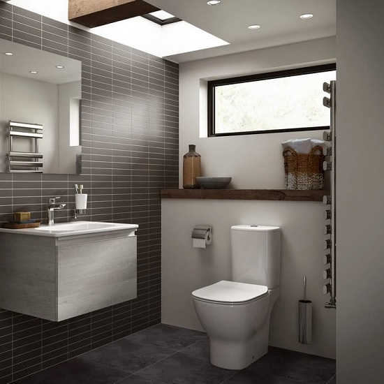 VAS WC TESI AQUABLADE, EVACUARE LATERALA, 66.5X36.5, ALB MAT [2]