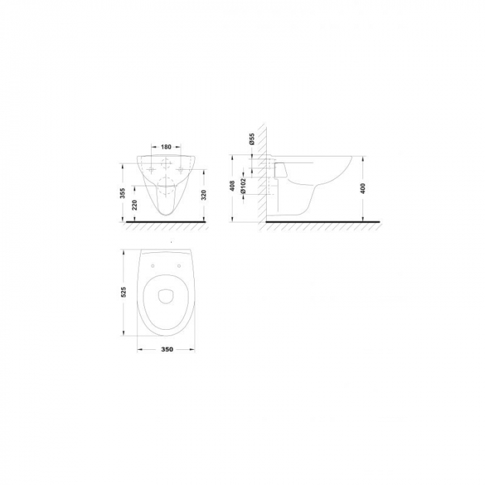 VAS WC ELIA SUSPENDAT ALB [2]
