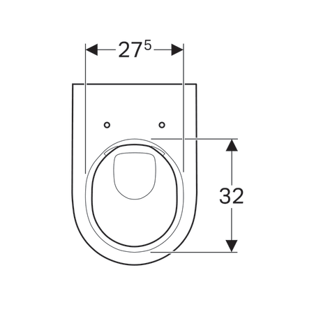 VAS WC SUSPENDAT ACANTO RIMFREE [3]