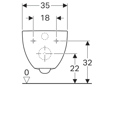 VAS WC SUSPENDAT ACANTO RIMFREE [4]