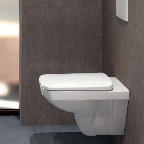 Vas wc suspendat Geberit Selnova Square 53 x 35 cm, alb [2]