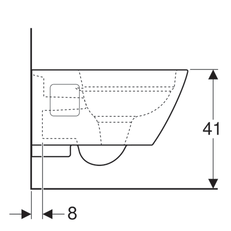 VAS WC SUSPENDAT SELNOVA SQUARE RIMFREE [5]