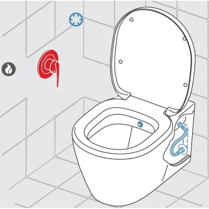 VAS WC CONNECT SUSPENDAT CU FUNCTIE DE BIDEU [3]