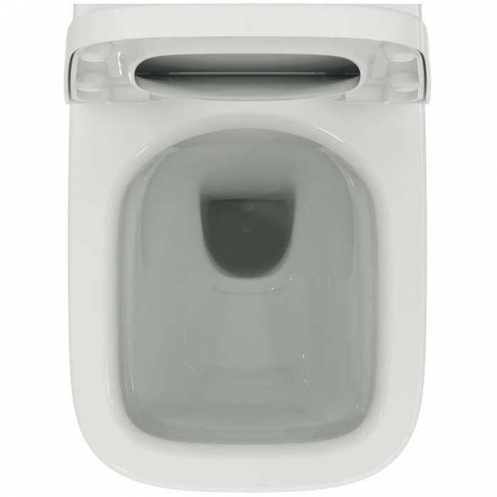 VAS WC I.LIFE S SUSPENDAT RIMLES+,PROIECTIE SCURTA 48 CM,FIXARE COMPLET ASCUNSA [2]