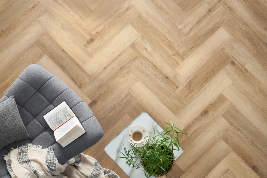 Parchet SPC plăcile de vinil Arbiton Amaron Herringbone - STEJAR WEMBLEY - 5mm/0.55mm [4]