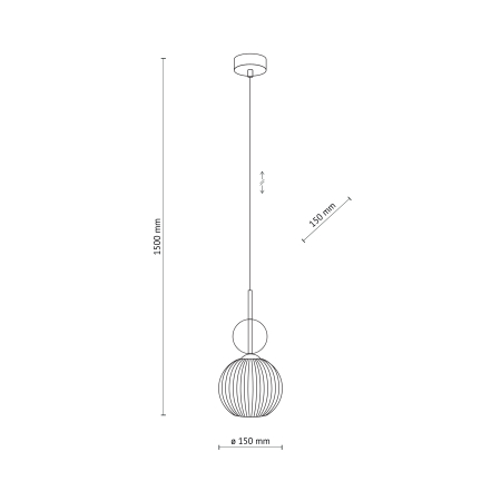 Lampă Suspendată TK Lighting SOPHIA COGNAC WHITE 1xE14 – Varianta 2, Design Modern din Sticlă Cognac Albă și Metal Auriu Satinat [3]