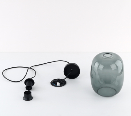 Lampă Suspendată TK Lighting ELIO Graphite, 1xE27 [2]