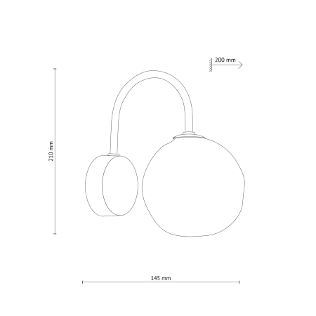 Aplică de Perete TK Lighting LAVA SABIA 1xG9 – Kinkiet Modern din Sticlă Fumurie și Metal Auriu Satinat [3]