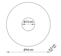 Aplică de Perete SIGMA SOLE S Auriu 40875, Kinkiet Modern, 1xG9 [2]