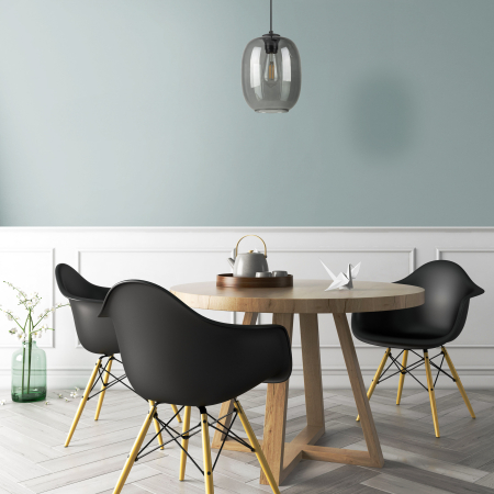 Lampă Suspendată TK Lighting ELIO Graphite, 1xE27 [1]