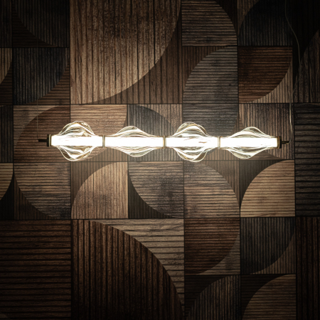 Iluminat interior si exterior - Lampă Suspendată LED TK Lighting ELVA BRASS 30W – Pendul Modern Auriu Satinat cu Iluminare Liniară Puternică