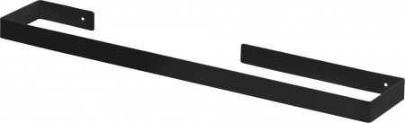 Baie - Agățătoare cu montare pe perete, pentru prosoape - 60 cm, Deante, Mokko,Negru