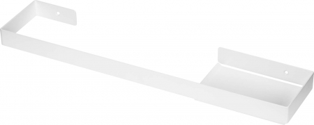 Baie - Agățătoare cu montare pe perete, pentru prosoape - cu raft, Deante, ,Alb