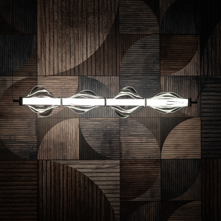 Iluminat interior si exterior - Aplică de Perete LED TK Lighting ELVA BLACK 8W – Kinkiet Modern Negru Mat cu Iluminare Liniară