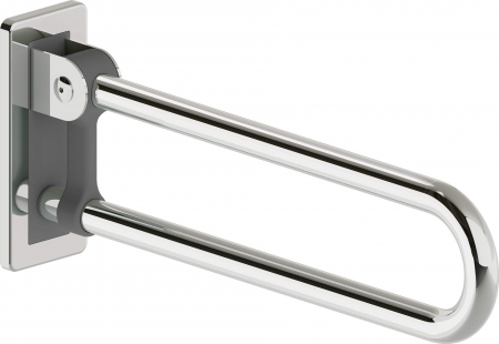 Baie - Bară de susținere cu montare pe perete, pliabil - 60 cm