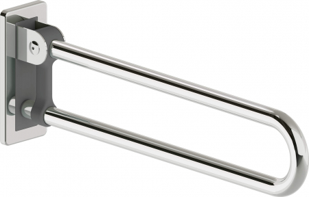 Baie - Bară de susținere cu montare pe perete, pliabil - 70 cm