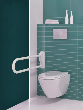 Bară de susținere cu montare pe perete, pliabil - 76 cm [4]