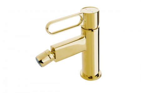 Baterii de baie - BATERIE BIDEU ZAFFIRO CU VENTIL, AURIU LUCIOS